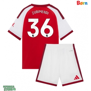 Arsenal Martin Zubimendi #36 Replika Babytøj Hjemmebanesæt Børn 2026-27 Kortærmet (+ Korte bukser)